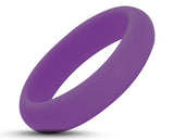 Purple Silicone Ring With Rounded Edge - Matte Finish | 5mm