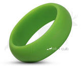 Green Silicone Ring With Rounded Edge - Matte Finish | 8mm